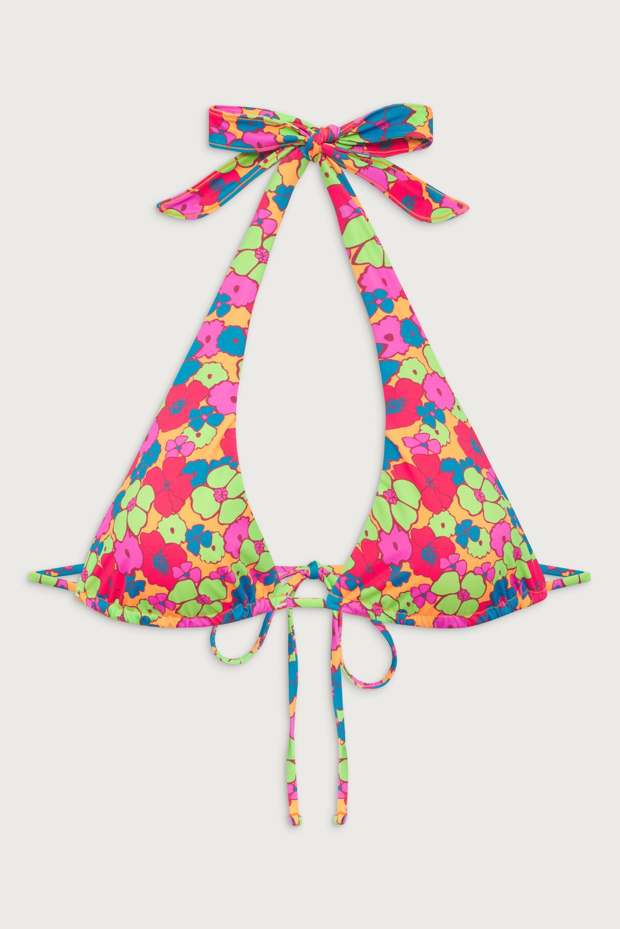 Diana Halter Bikini Top - Groovy Product Image