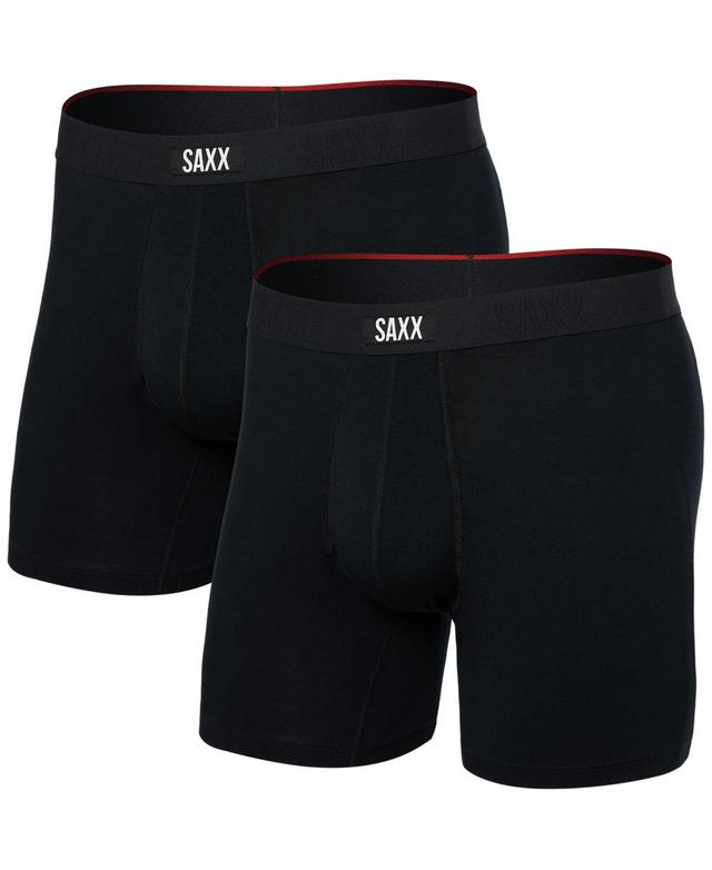 Saxx Mens Vibe Xtra 2-Pk. Solid Boxer Briefs Product Image