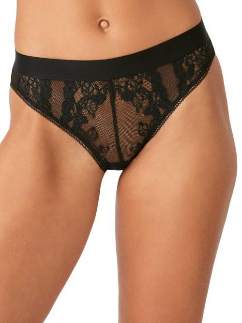 b. temptD by Wacoal Opening Act Lace & Mesh Cheeky Briefs Product Image