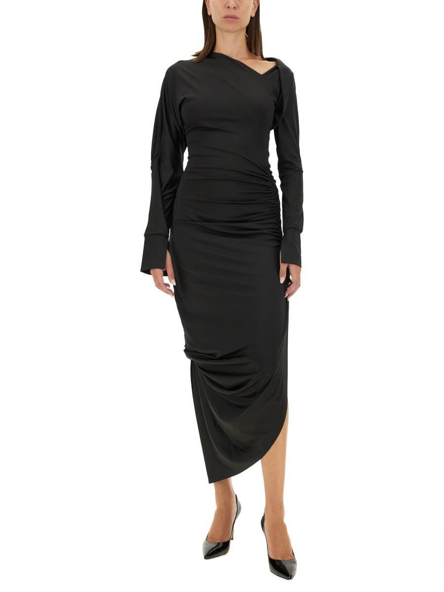 Midi Dress In Black Product Image