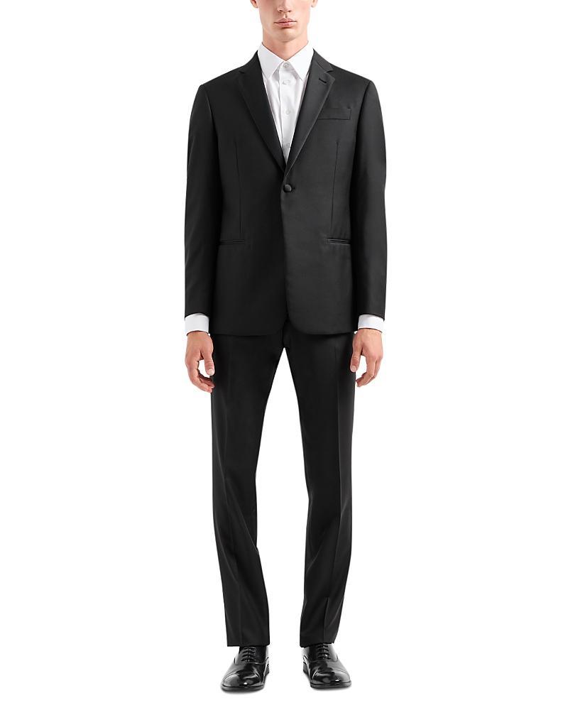 Men's Solid Peak-Lapel Tuxedo Product Image