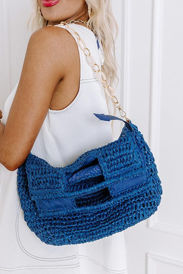 Sunny Day Stroll Woven Tote in Riverside Product Image