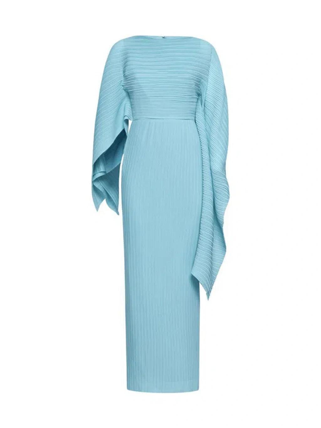 SOLACE LONDON Dresses In Clear Blue Product Image