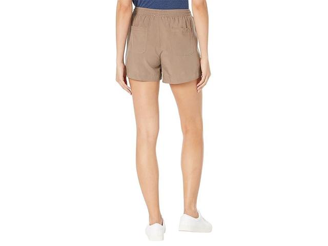 Splendid Noah Lyocell Shorts (Mocha) Women's Clothing Product Image