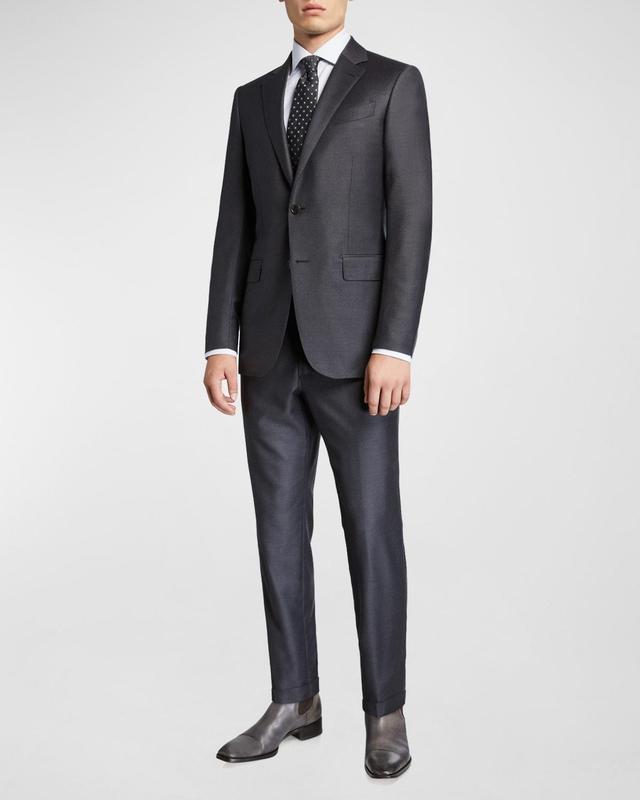 ZEGNA Pin Dot Trofeo Milano Wool Suit Product Image