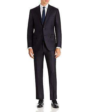 Mens Regular-Fit Two-Button Wool-Blend Suit Product Image