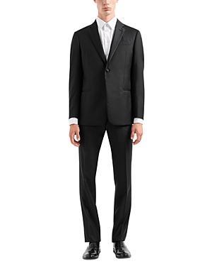 Mens One-Button Regular-Fit Wool Tuxedo Product Image