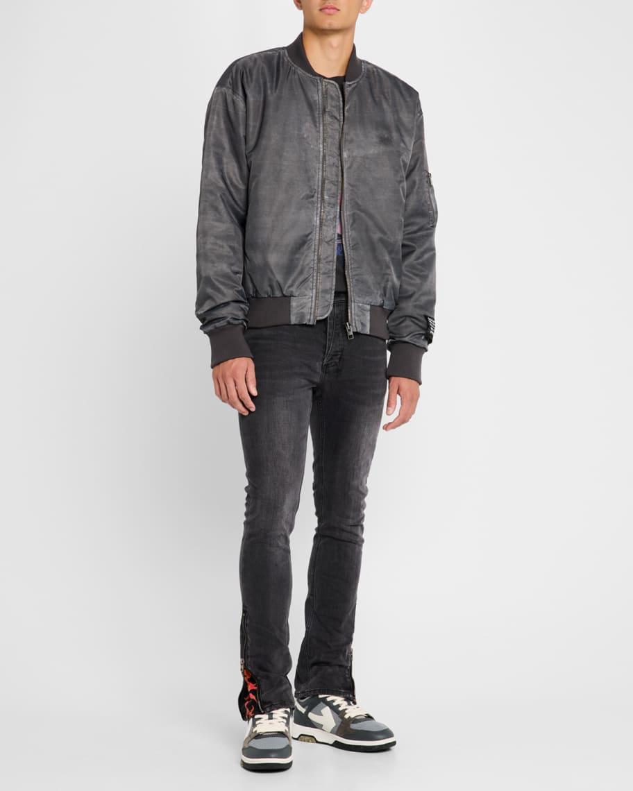 Men's Overdyed Royalty Bomber Jacket Product Image