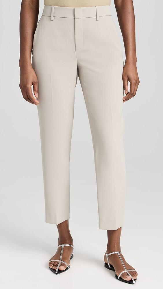 Vince Crepe Tailored Straight Leg Pants | Shopbop Product Image