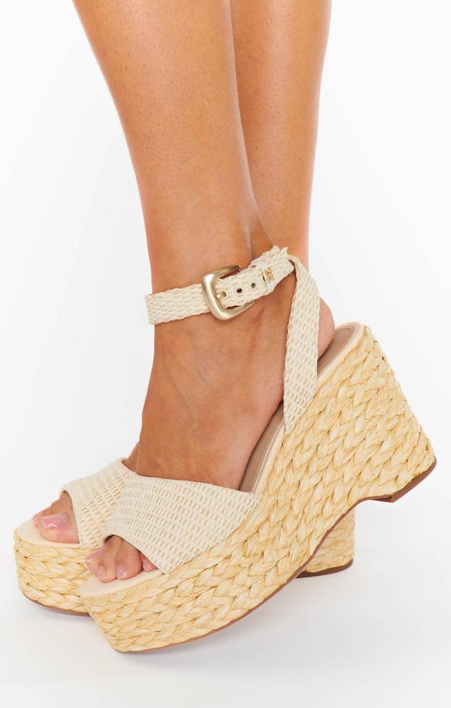 Sam Edelman April Platform Sandal ~ Linen Product Image