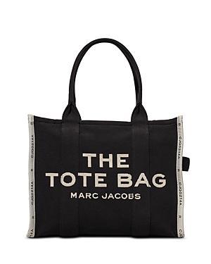 The Jacquard Large Tote Bag In Black Product Image