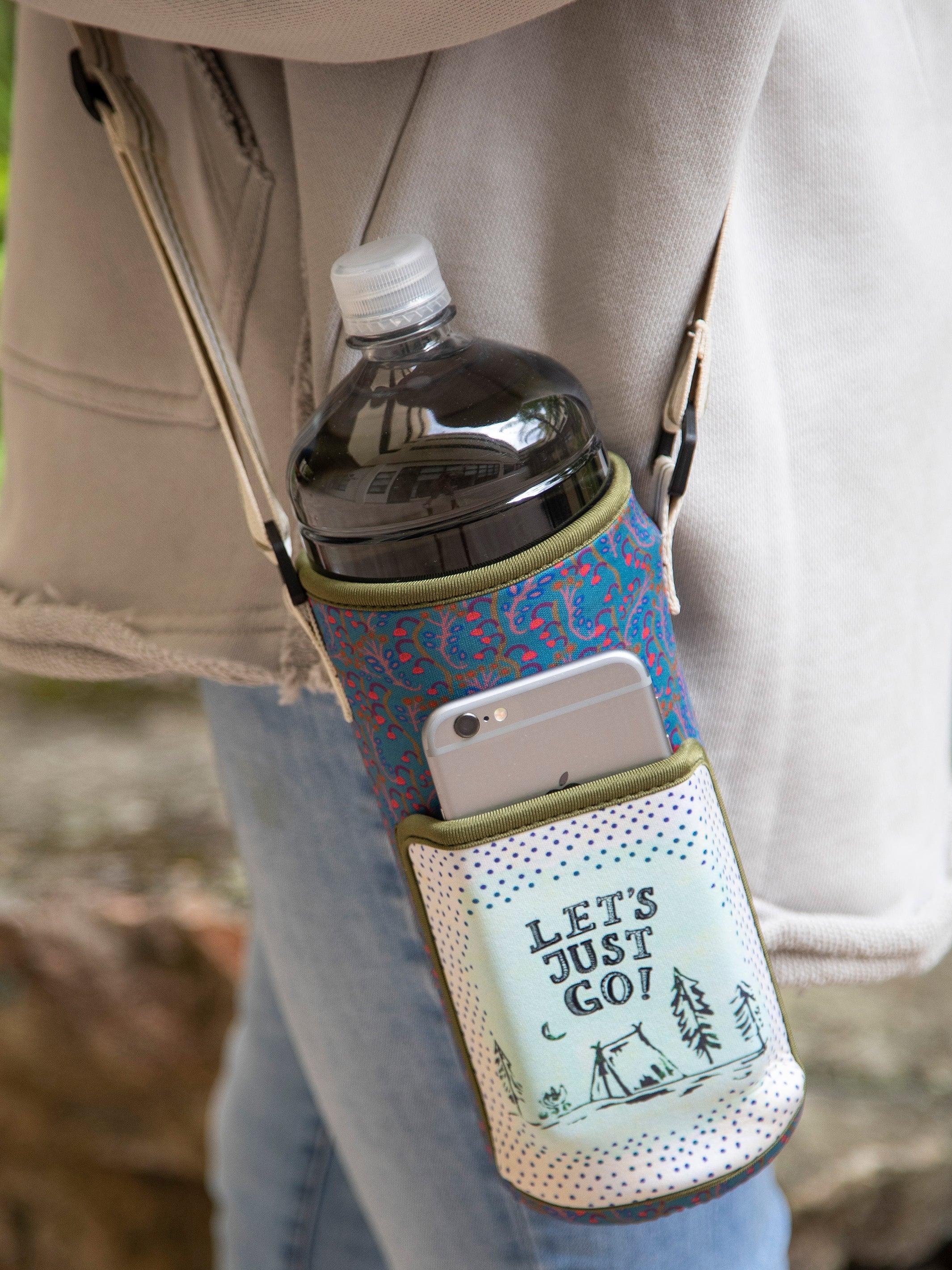 Insulated Water Bottle Carrier - Let's Just Go Product Image