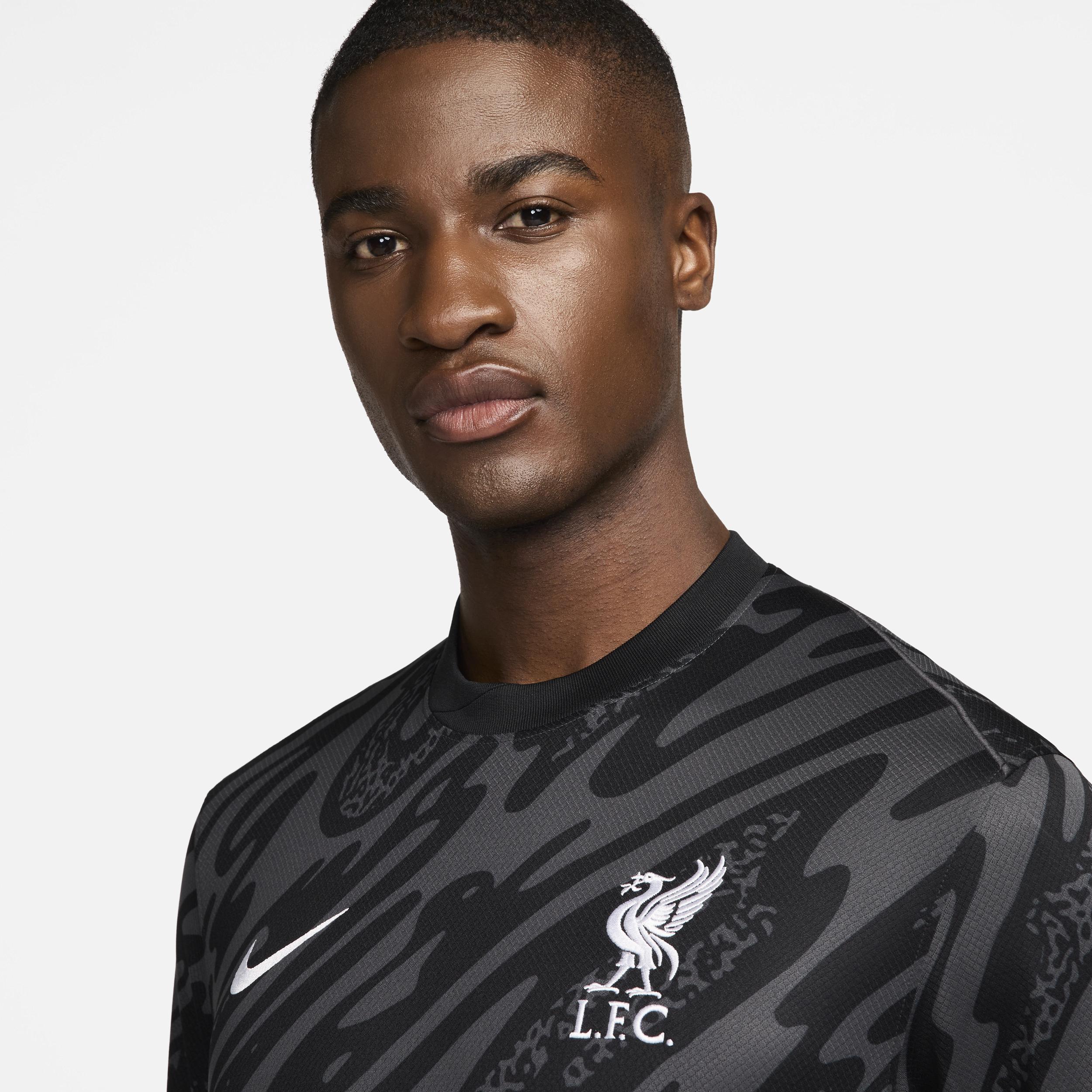 Liverpool FC Stadium Goalkeeper Nike Men's Dri-FIT Soccer Replica Short-Sleeve Jersey Product Image