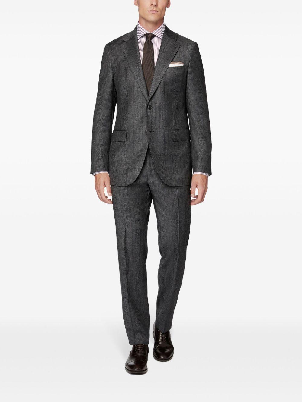 pinstripe wool suit Product Image