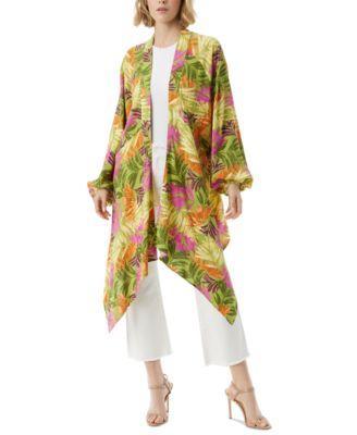 Jessica Simpson Womens Agnette Hilow Long-Sleeve Kimono Product Image