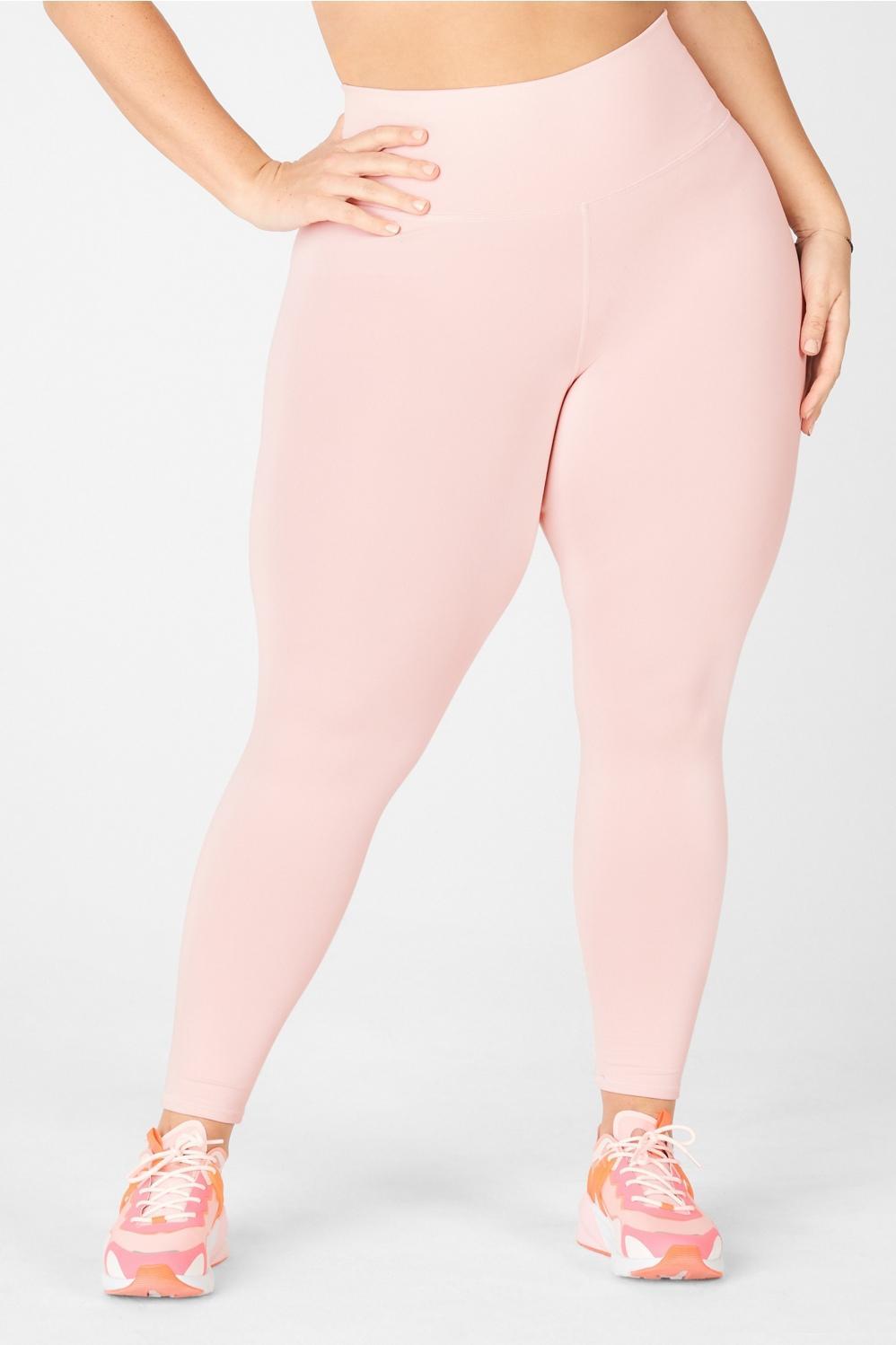 Fabletics Define High-Waisted Legging Womens pink plus Size 4X Product Image