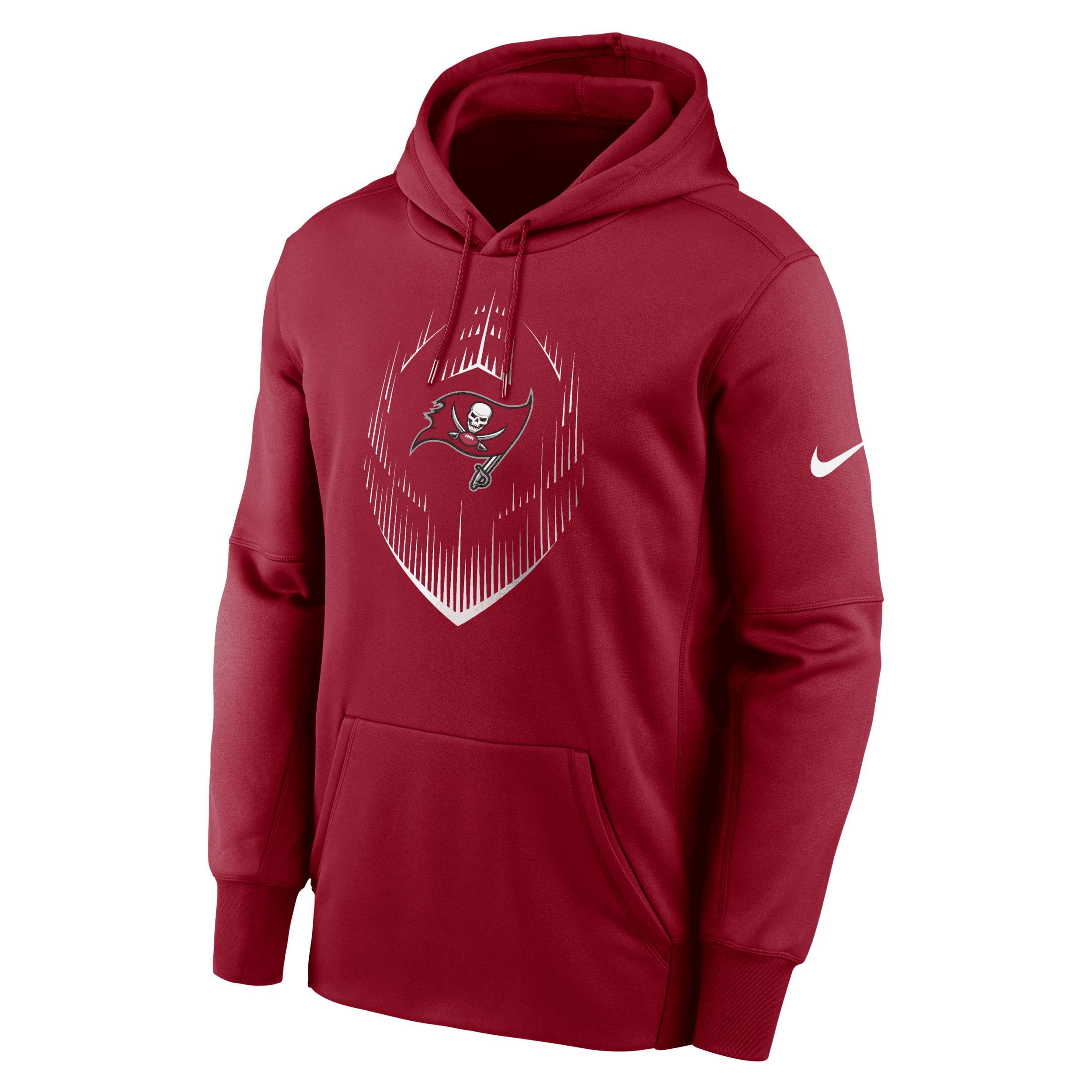 Men's Tampa Bay Buccaneers Icon Men’s Nike Therma NFL Pullover Hoodie Product Image