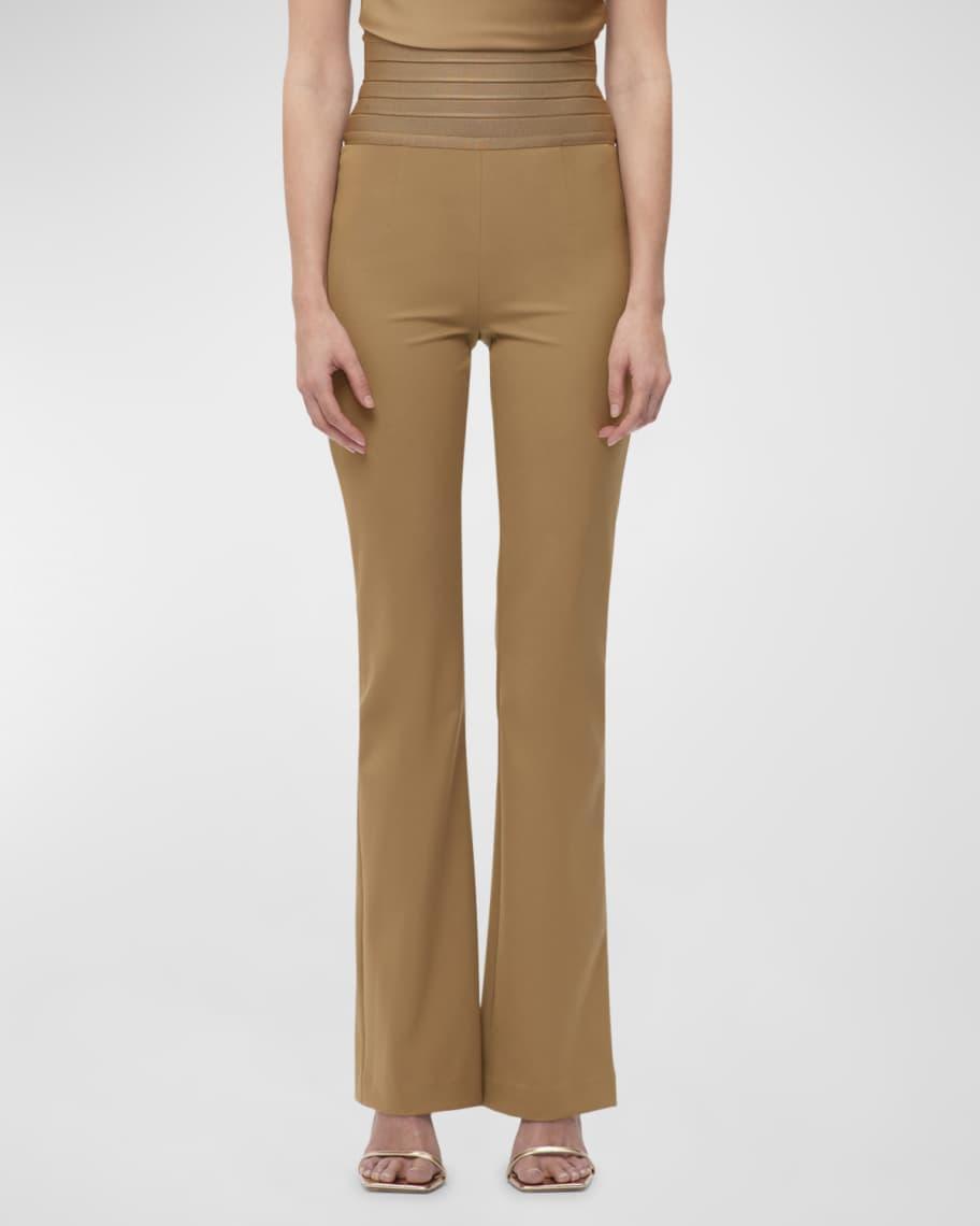 Emery Bandage-Waist Flared Pants product image