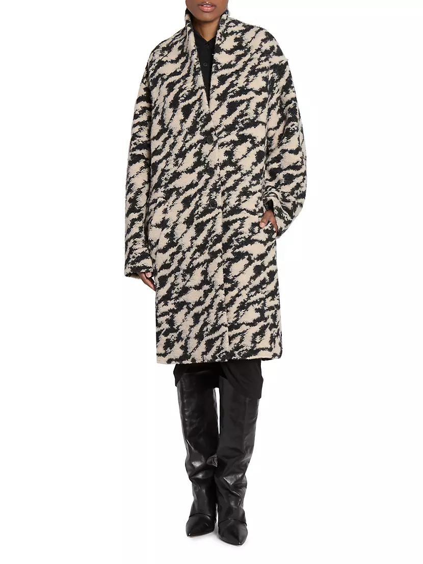 Felexia Wool-Blend Pattern Coat Product Image