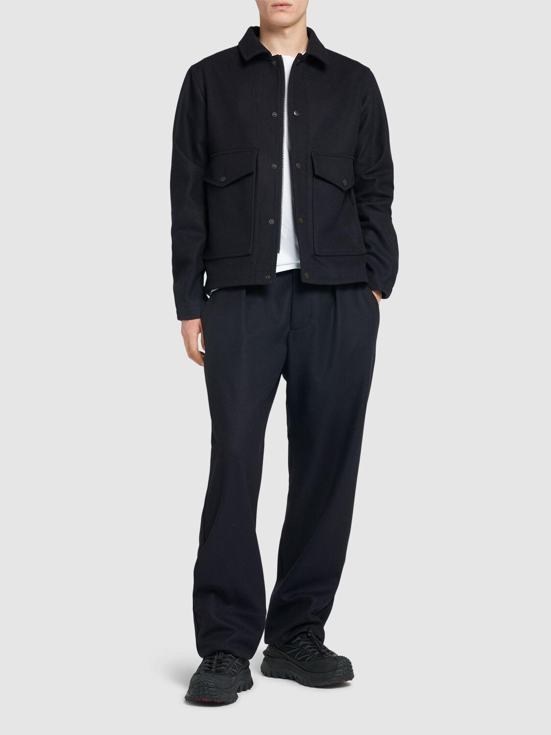 Stretch Cotton Gabardine Pants In Black Product Image