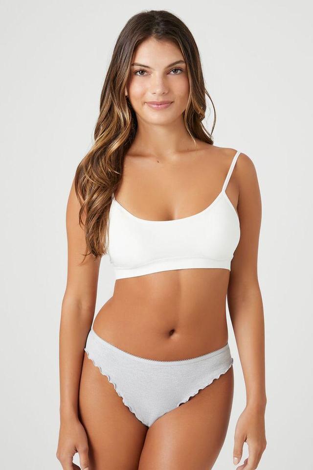 Seamless Mid-Rise Thong Panties | Forever 21 Product Image