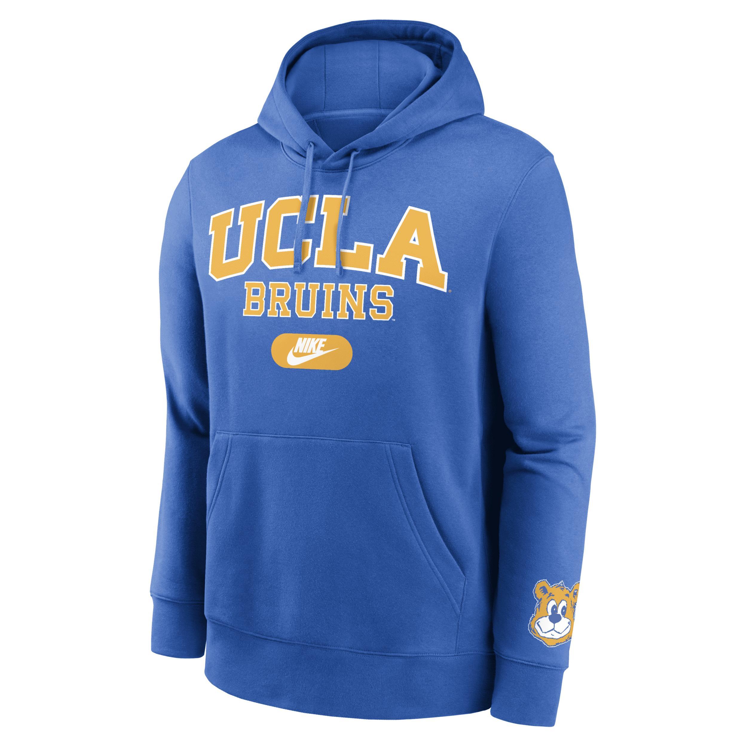 UCLA Bruins Legacy Club Foundational Nike Mens College Pullover Hoodie Product Image