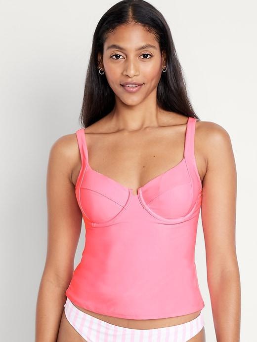 Underwire Tankini Swim Top Product Image