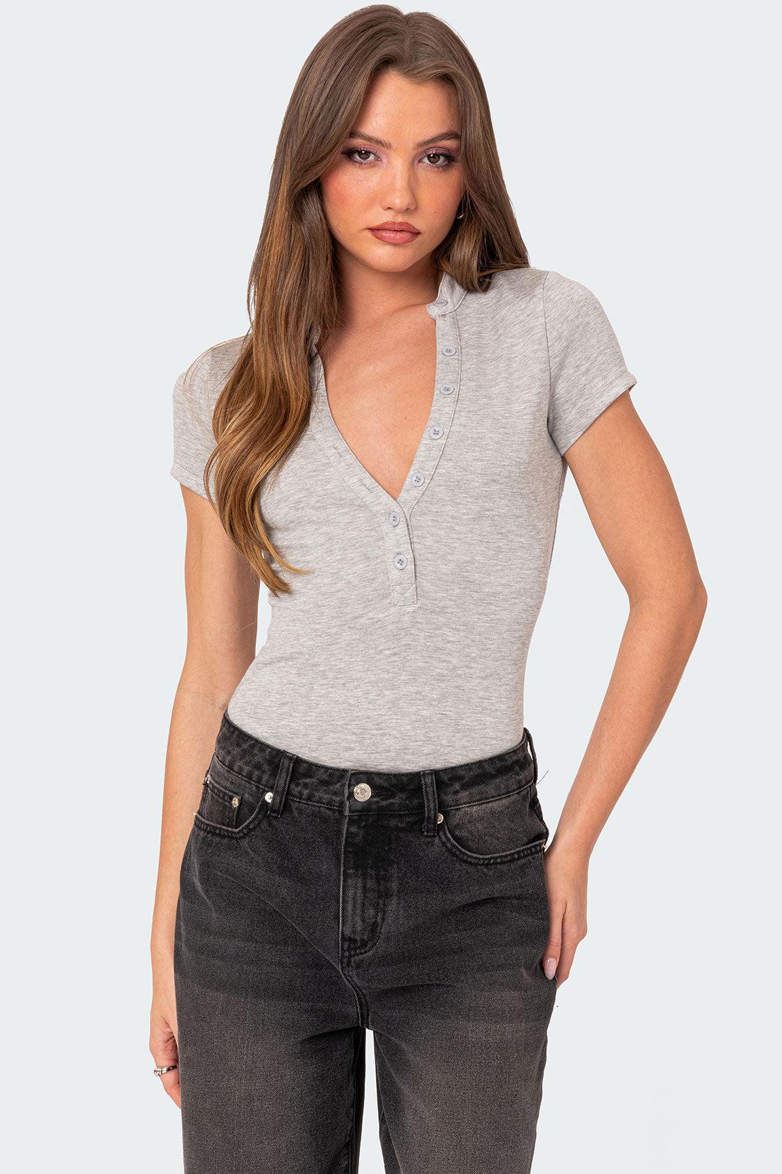 So Chill Button Up Bodysuit Product Image