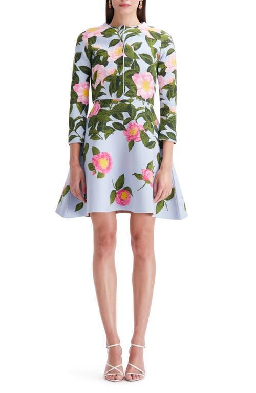 Oscar de la Renta Camellia Jacquard Cardigan Product Image