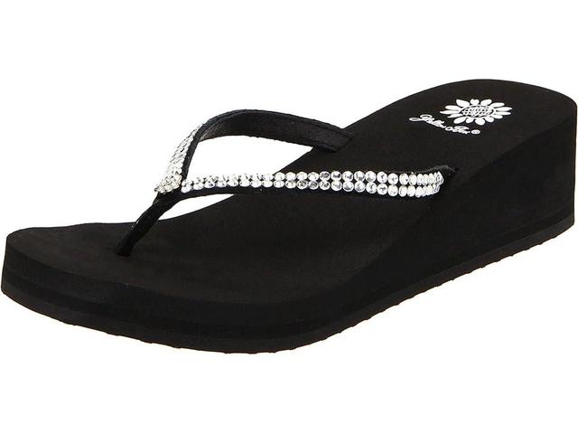 Yellow Box Custard (Black) Women's Sandals Product Image