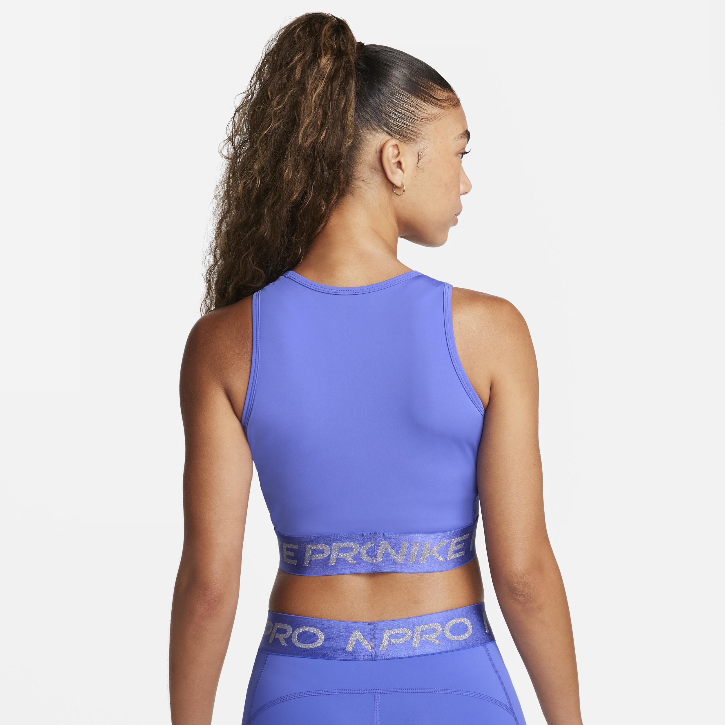 Women's Nike Pro Dri-FIT Cropped Tank Top Product Image