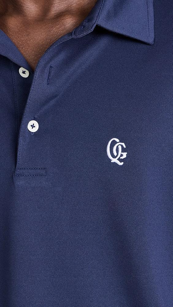 Quiet Golf Monogram Long Sleeve Polo | Shopbop Product Image