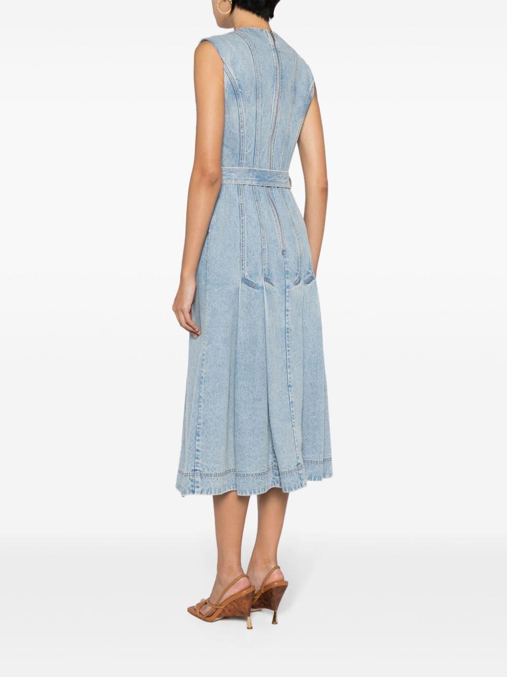 Flaxton denim midi dress Product Image