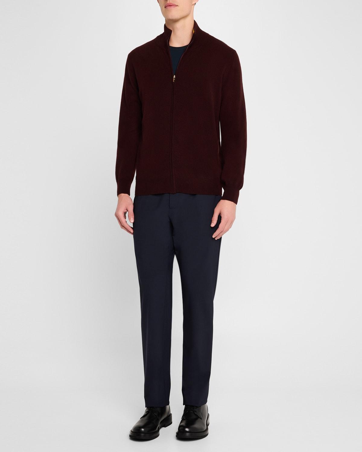 Men's Cashmere Full-Zip Sweater Product Image