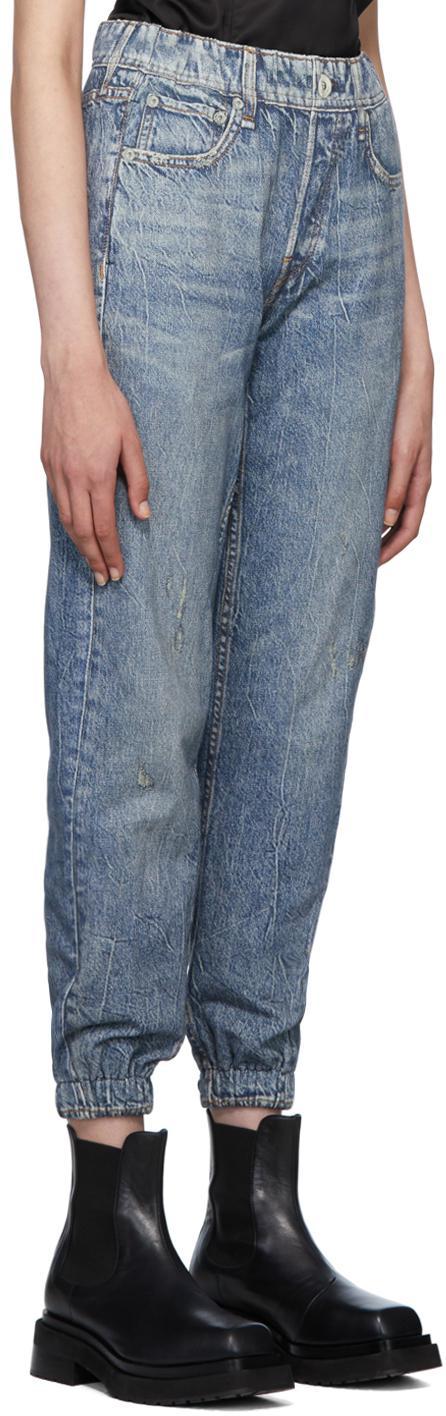 RAG & BONE Blue Miramar Lounge Pants In Dee Product Image