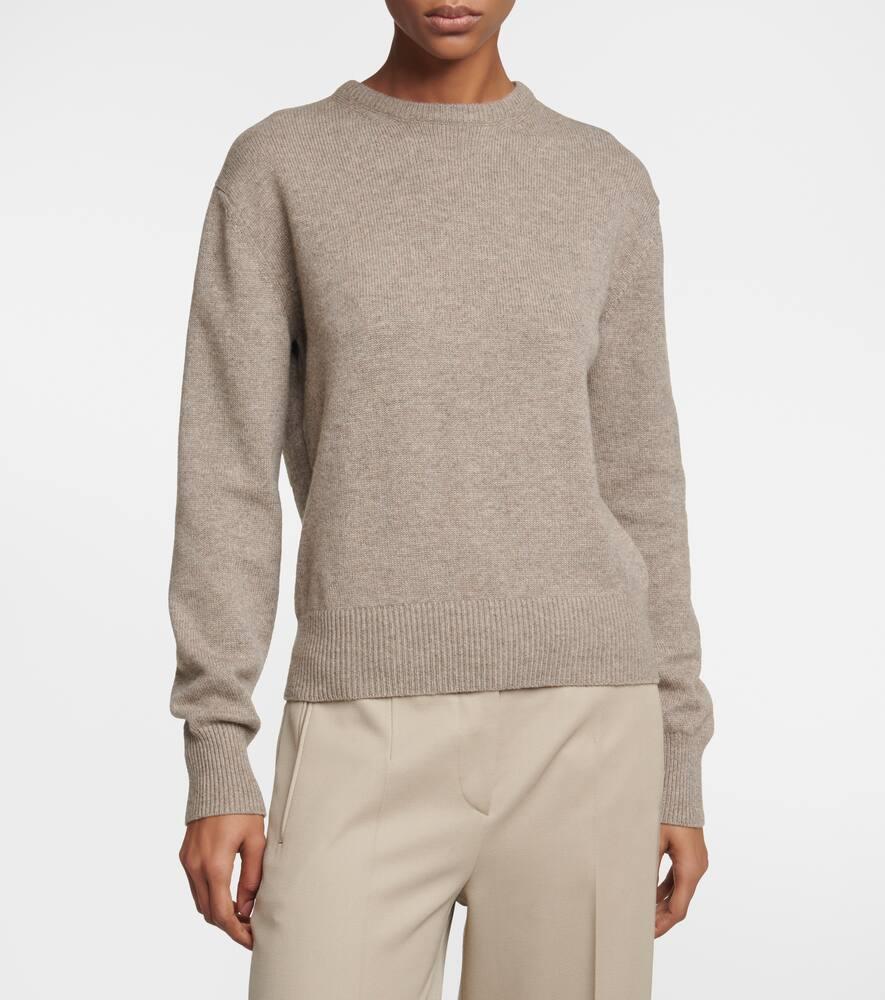 THE ROW Darcis Cashmere Crewneck Sweater In Beige Product Image