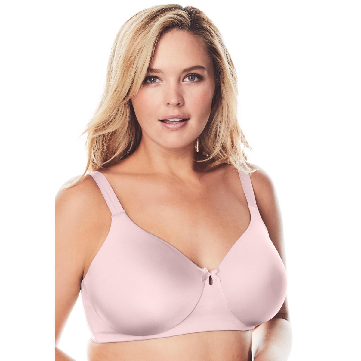 Comfort Choice Womens Back-Smoothing Wireless T-Shirt Bra Product Image