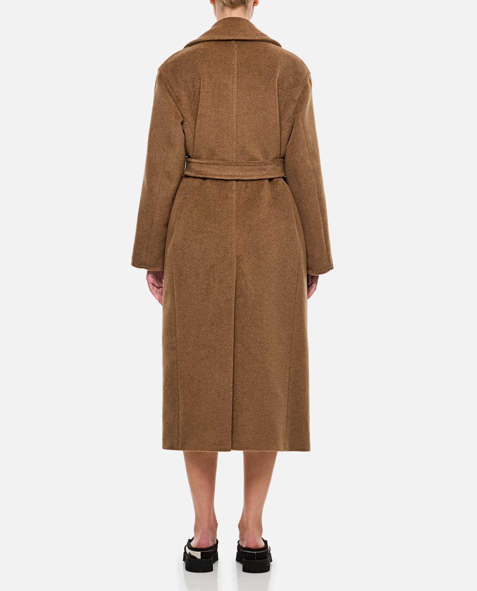 MAX MARA Fragore Wool-cashmere Coat In Brown Product Image