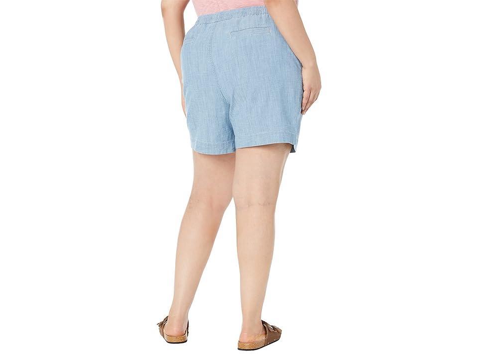 L.L.Bean Lakewashed Chambray Dock Shorts (Chambray) Women's Casual Pants Product Image