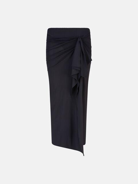 Black midi skirt product image