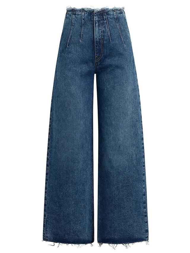 Womens James Petite High-Rise Wide-Leg Jeans Product Image