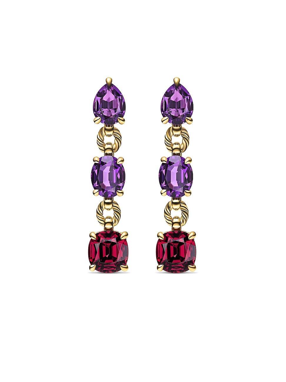 Womens Marbella Drop Earrings in 18K Yellow Gold Product Image