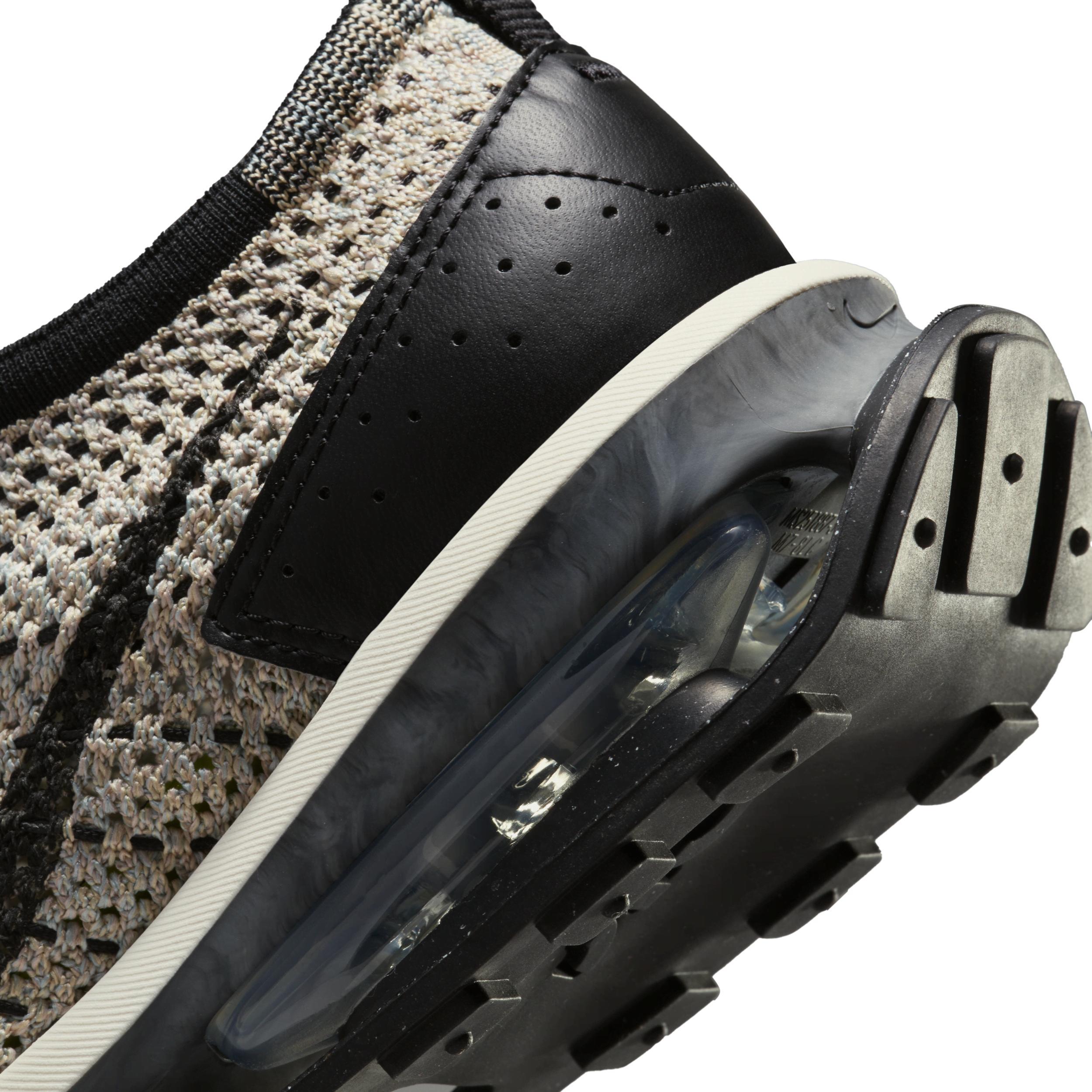 Nike Womens Air Max Flyknit Racer - Shoes Black/White Product Image