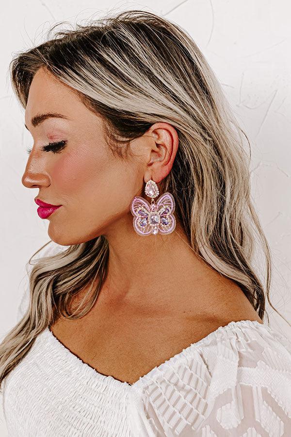 Hilton Head Happy Hour Earrings In Lavender Product Image