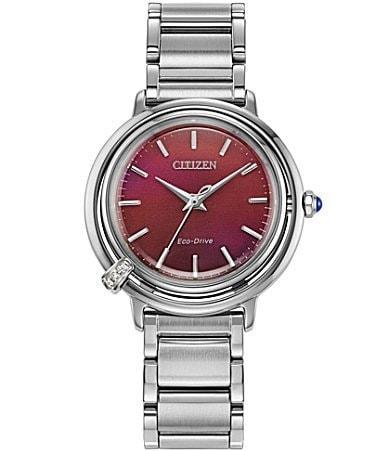 Citizen Womens Eco Drive Three Stainless Steel Bracelet Watch Product Image