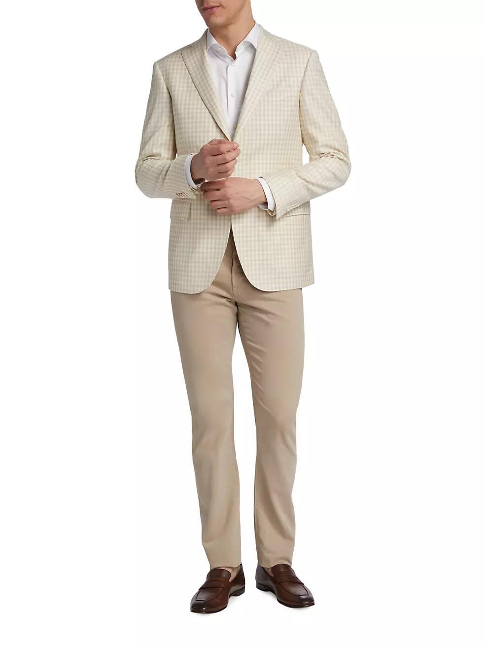 COLLECTION Checked Wool Sport Coat Product Image