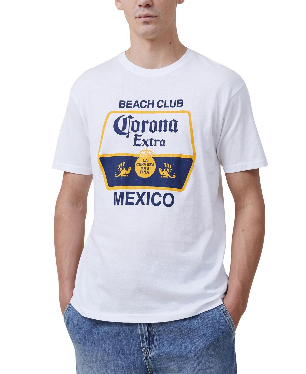 Cotton On Mens Corona Premium Loose Fit T-shirt - Vintage White Product Image