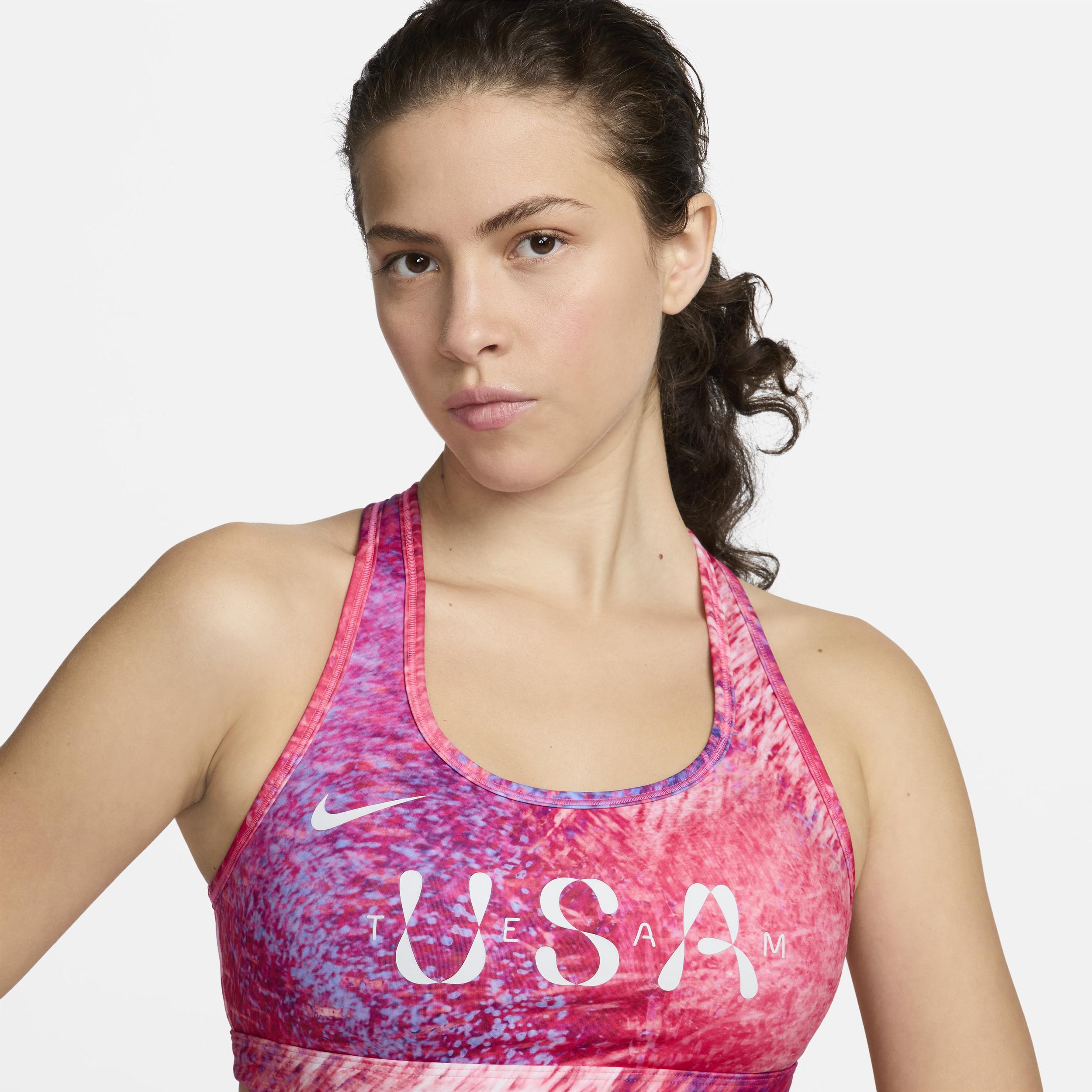 USA Swoosh Nike Womens Dri-FIT Padded Sports Bra Product Image