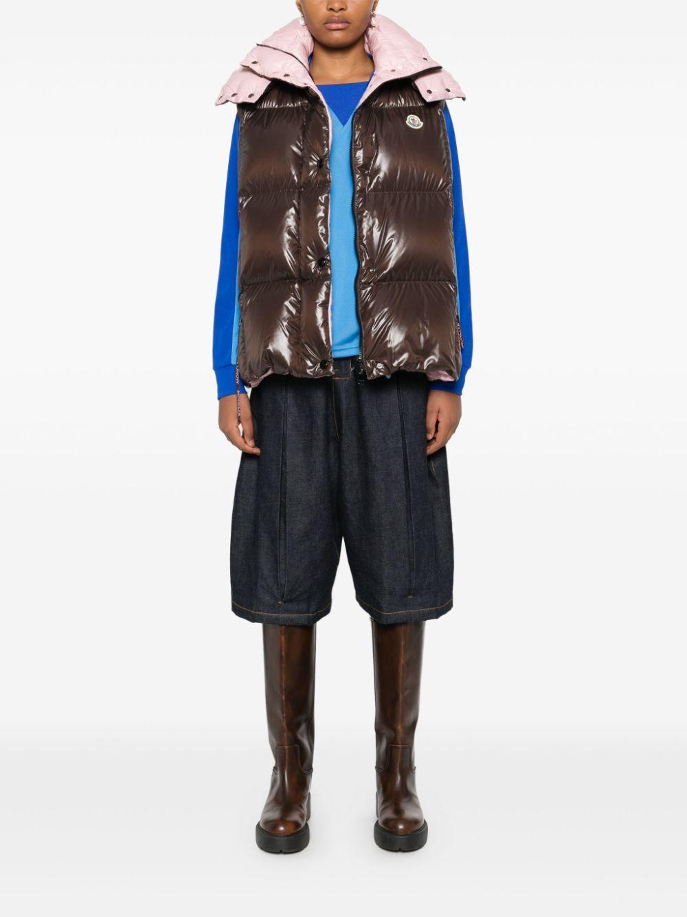 MONCLER Luzule Vest In 263 Brown Product Image