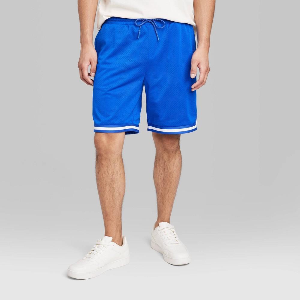 Mens 8 Regular Fit Pull-On Shorts - Original Use Cobalt M Product Image